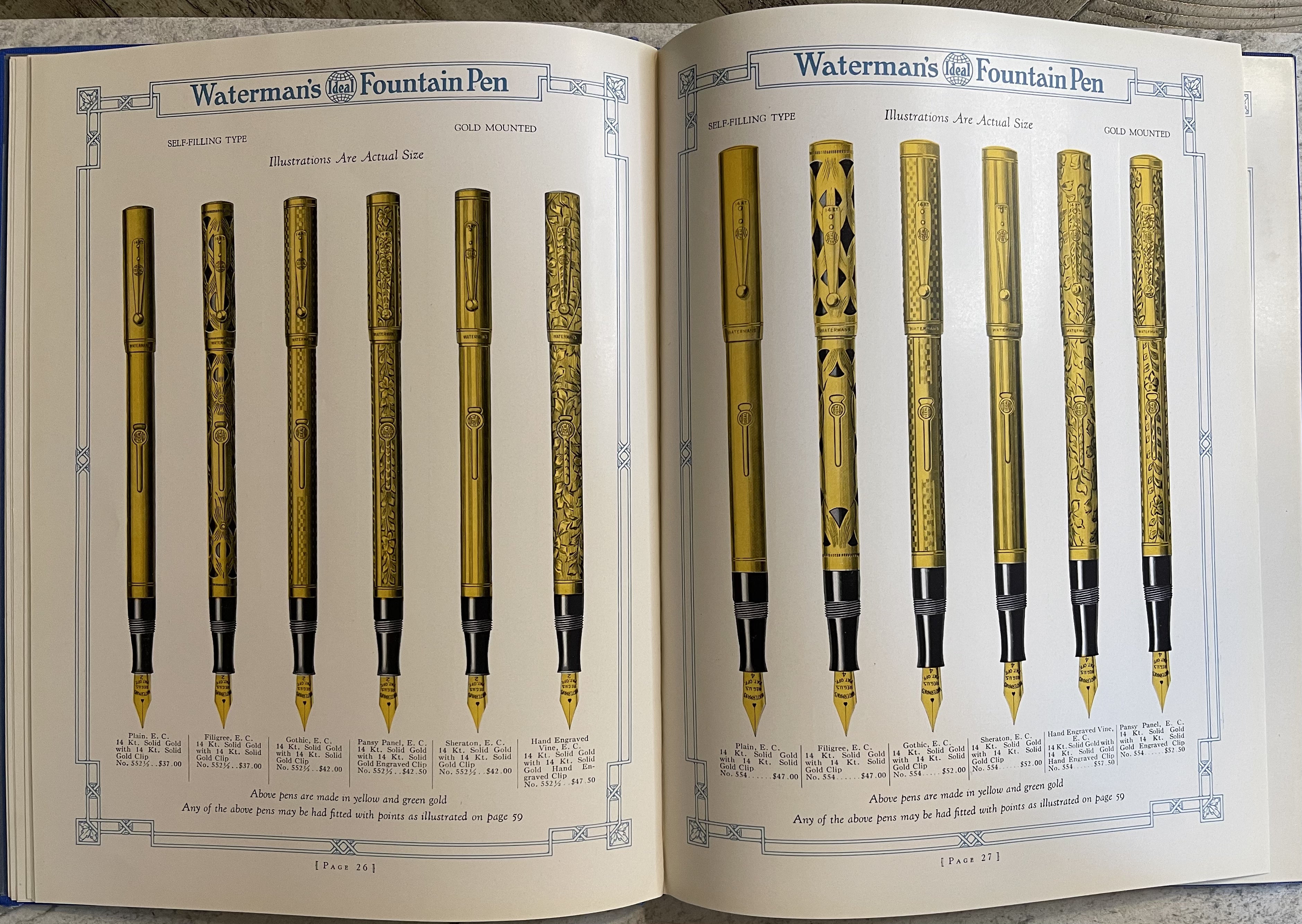 Waterman 1925 Catalog