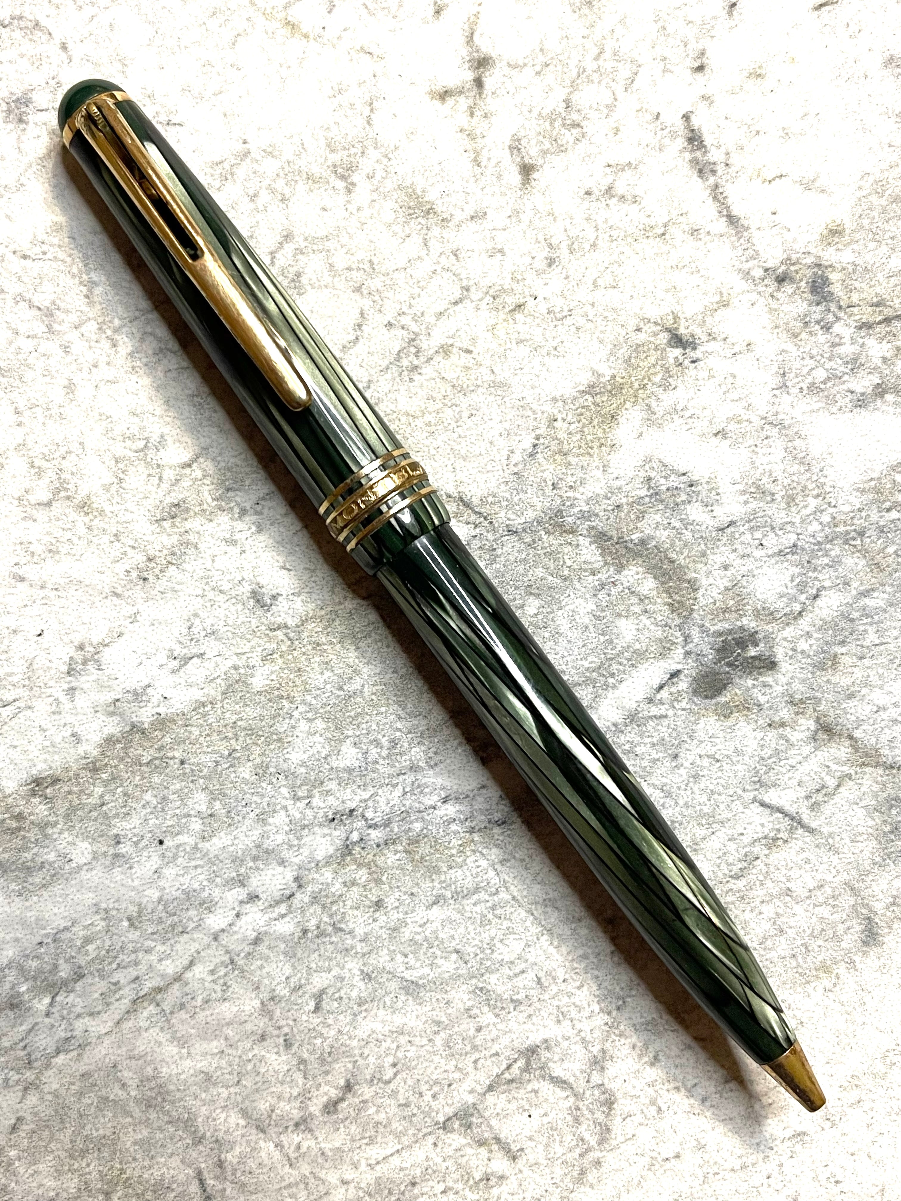Montblanc 115 Green Striated Ballpoint