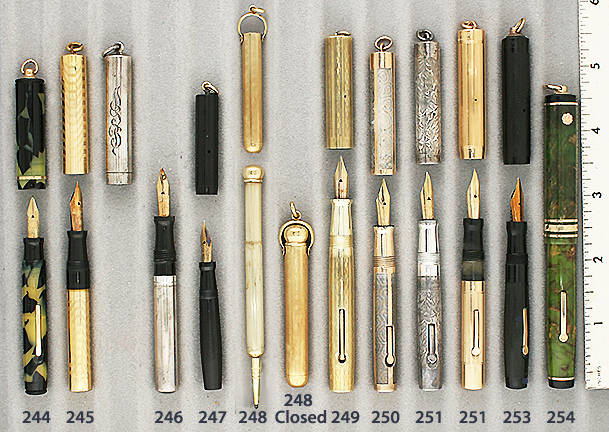 Vintage Goldring Black & Gold Plate Chrome Address Stamp Upper Body Push  Mechanism Ballpoint Pen in Box