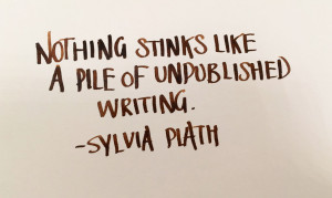 Handwritten Post Sylvia Plath